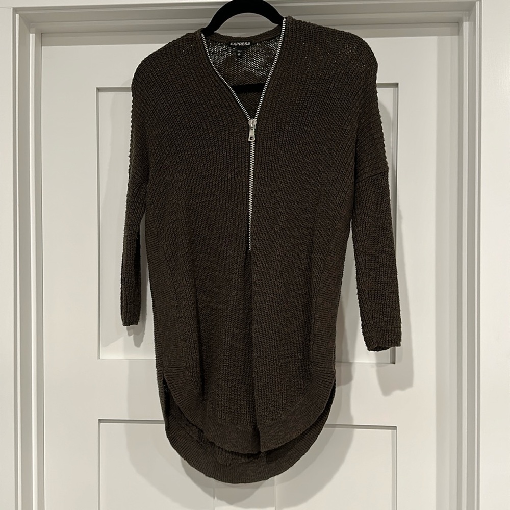 Express Zipper Neck Sweater